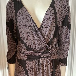 Light and comfy Boden pullover dress with false wrap front detail